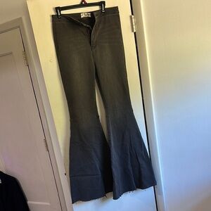 We The Free High Waist Long Flared Jeans